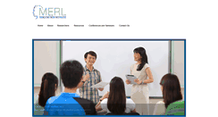 Desktop Screenshot of merl.nie.edu.sg